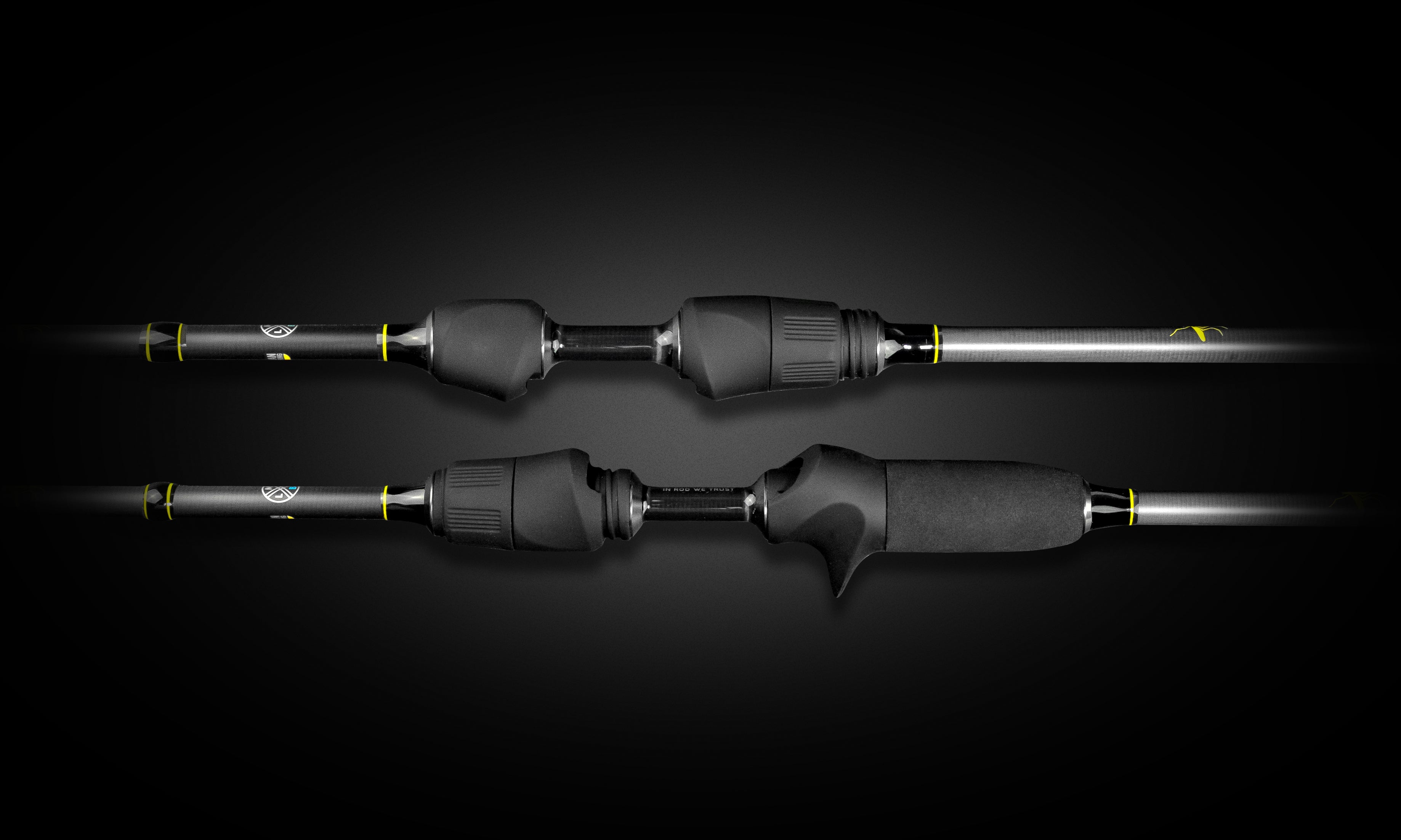 Canne LMAB La Moustique Spinning & Casting – Ultra-légère Carbone 24T, Anneaux SIC, EVA Split Grip – Pour Truite, Perche, Sandre